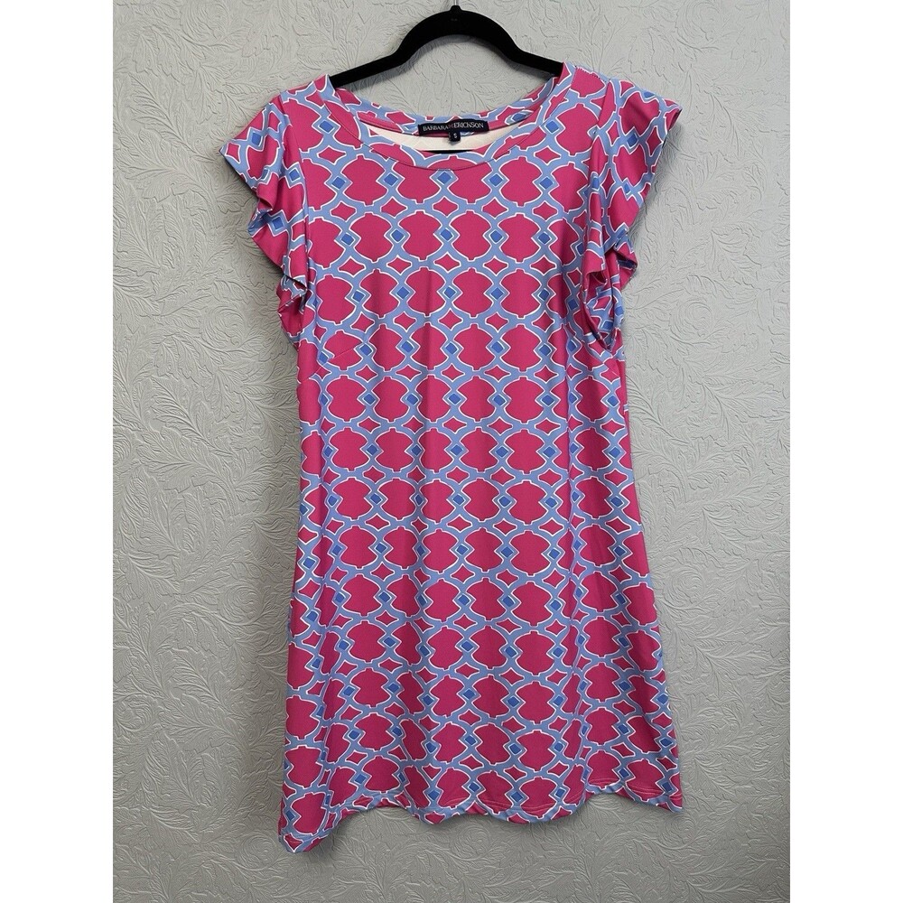 Barbara Erickson Size Small Flutter Sleeve Mini Dress AD25